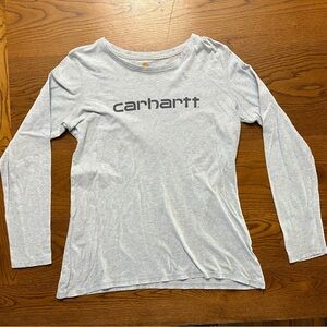 Carhartt light blue heathered Long Sleeve Shirt